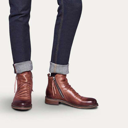 Leren Chelsea Boots Klassiek Design voor Mannen - Mode Vibes