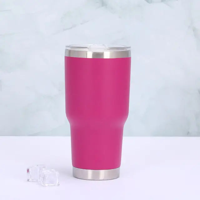 Thermosbeker met Schuifdeksel Isolatie Becher