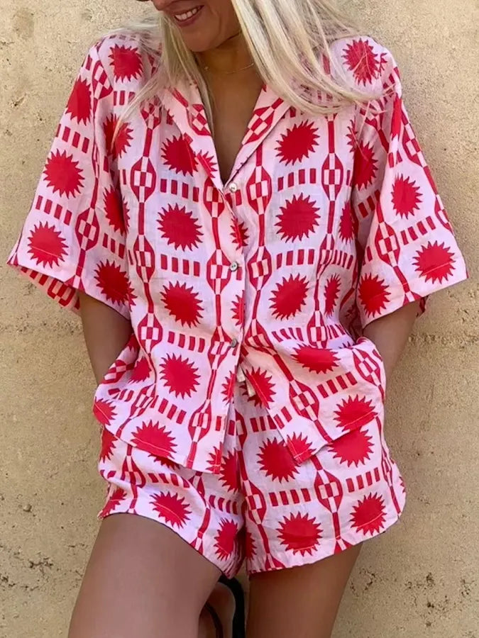 Zomer Modeset voor Vrouw Vrijetijdskleding