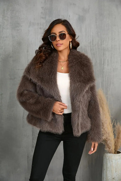 Kunstbont Jas Macy – Stijlvol Luxe en Warm