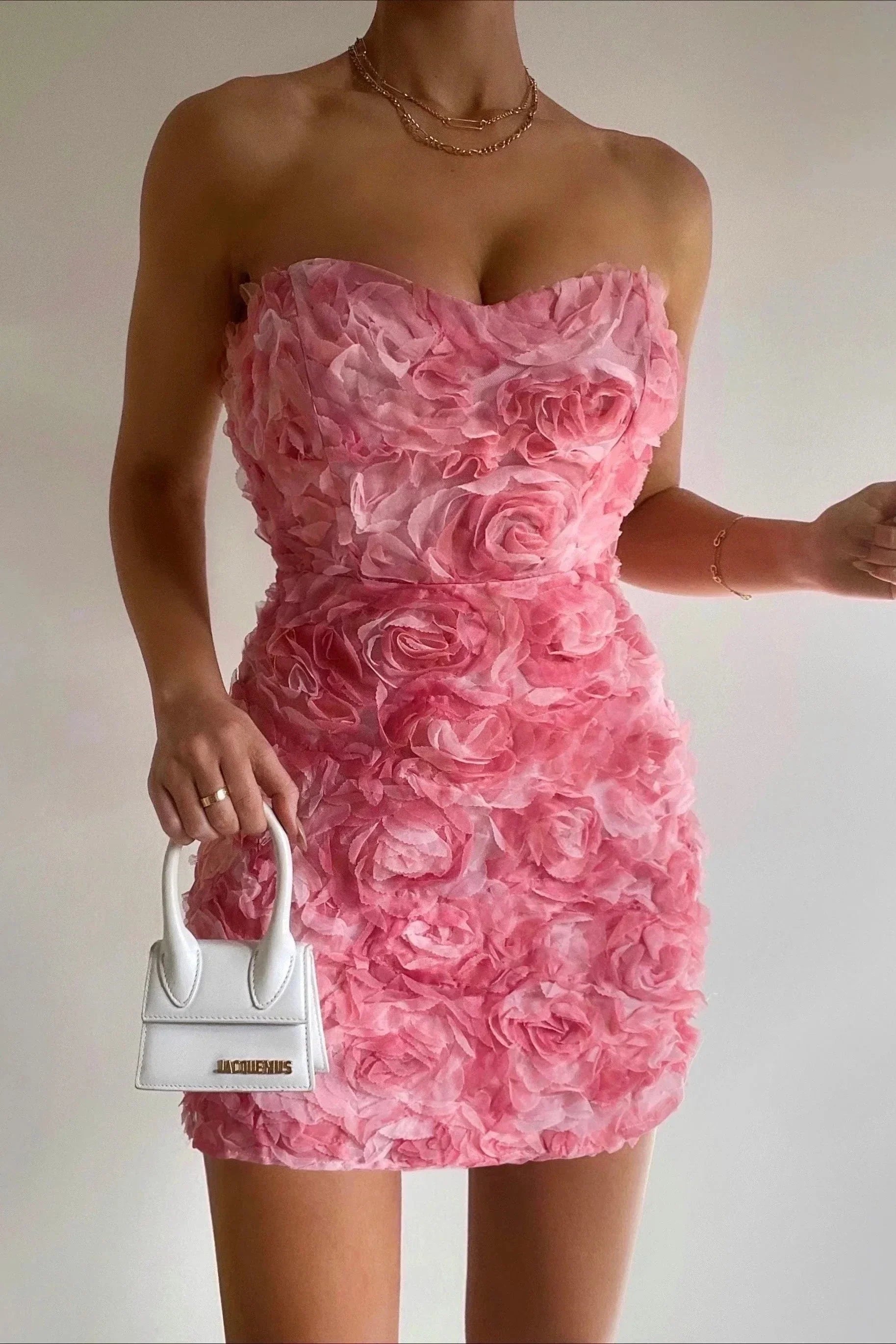 Jurk Zonder Schouderbandjes Trendy Valentina - Mode Vibes