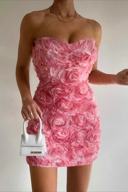 Jurk Zonder Schouderbandjes Trendy Valentina - Mode Vibes