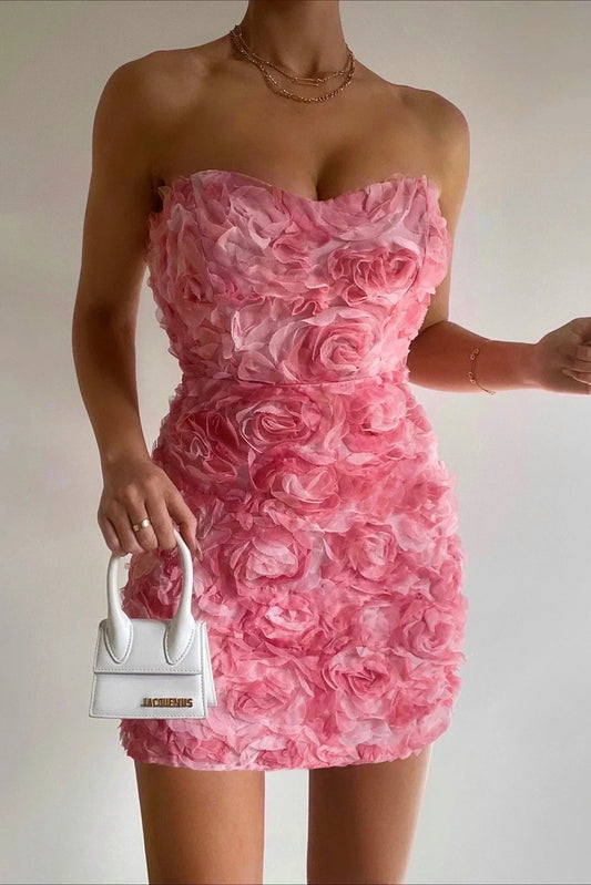 Jurk Zonder Schouderbandjes Trendy Valentina - Mode Vibes