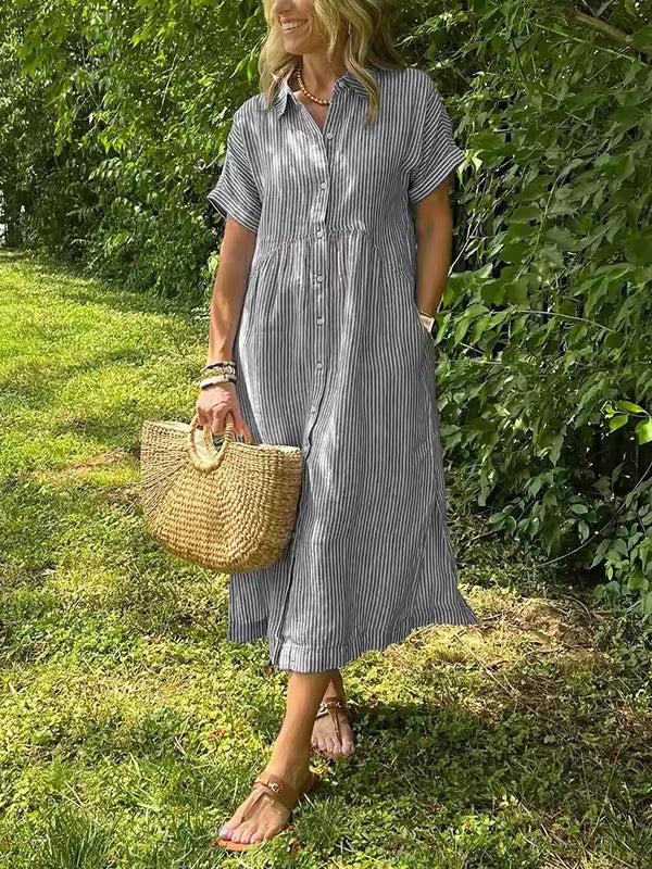 Dames Maxi-jurk Vloeiende Pasvorm