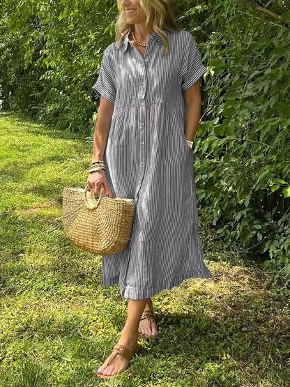 Dames Maxi-jurk Vloeiende Pasvorm