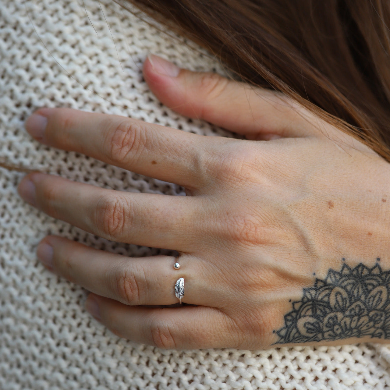 Zilveren Verenring Elegante Simpele Sieraden