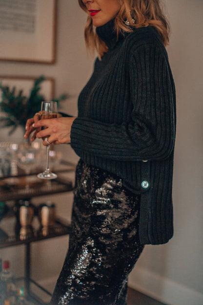 Glitter Rok Met Pailletten voor Vrouw
