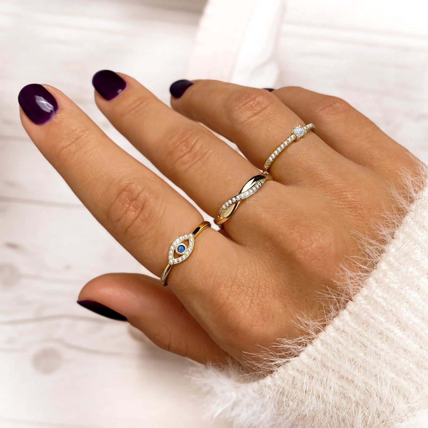 Zirkonia Ring Sienna Stijlvolle Vrouwelijke Sieraden