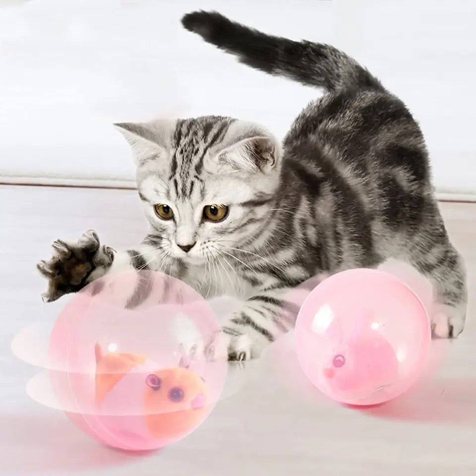 Kattenspeeltje Rollend Furry Roller voor Katjes - Mode Vibes