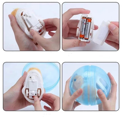 Kattenspeeltje Rollend Furry Roller voor Katjes
