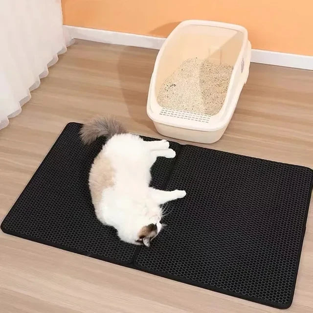 Kattenbakmat Waterbestendig Dubbelgelaagd met Gratis Extra Mat - Mode Vibes