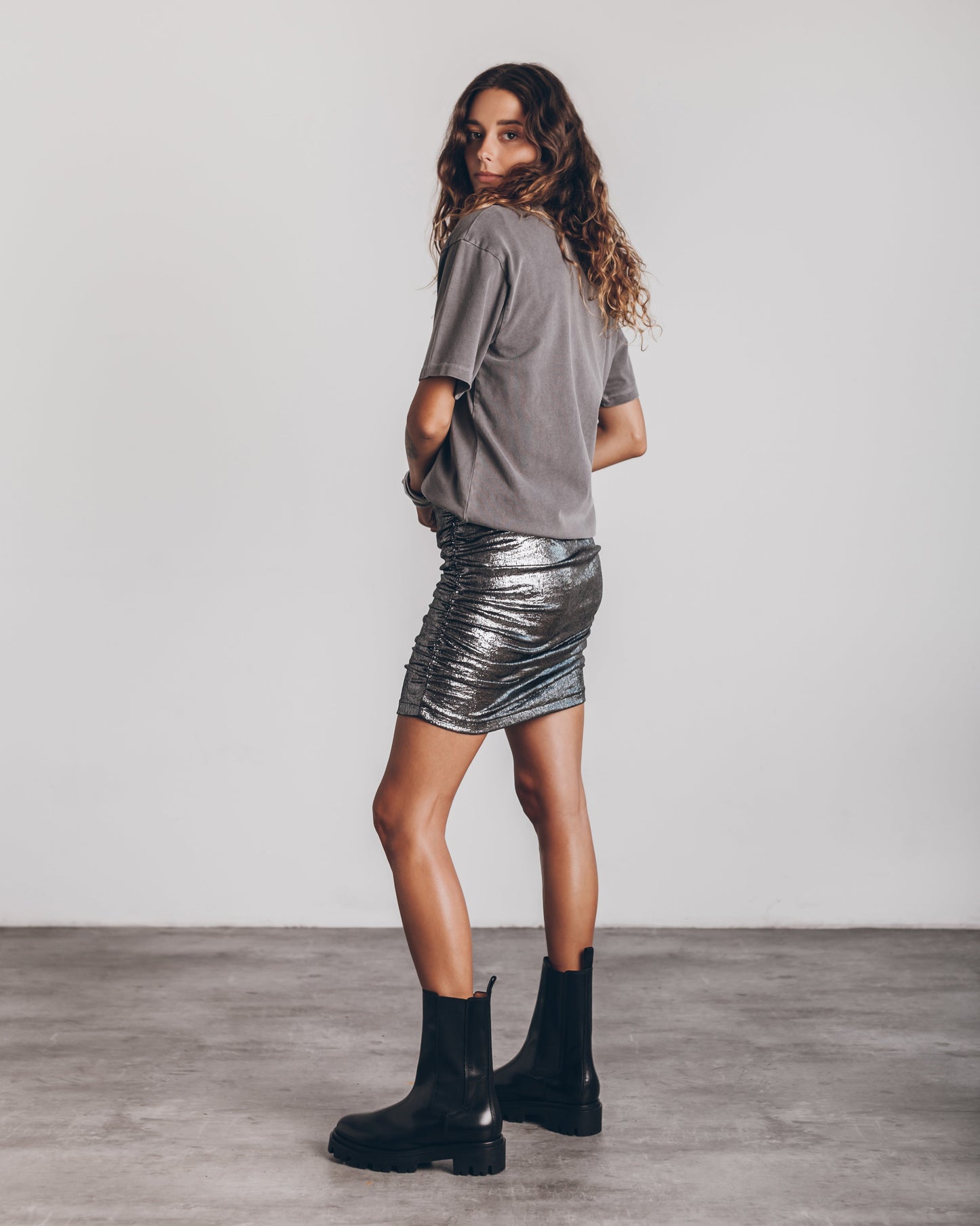 Alice | Gonna elastica glitterata