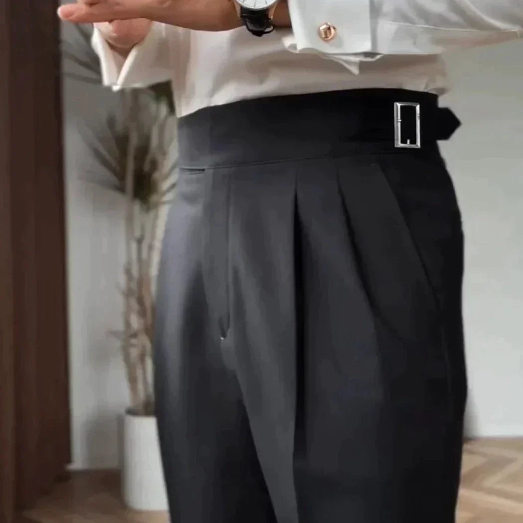 Heren Broek Casual met Gesp voor Dagelijks Gebruik