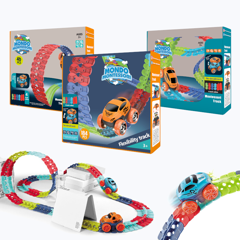 Montessori Speelbaan Flexibel met Tracksysteem - Mode Vibes