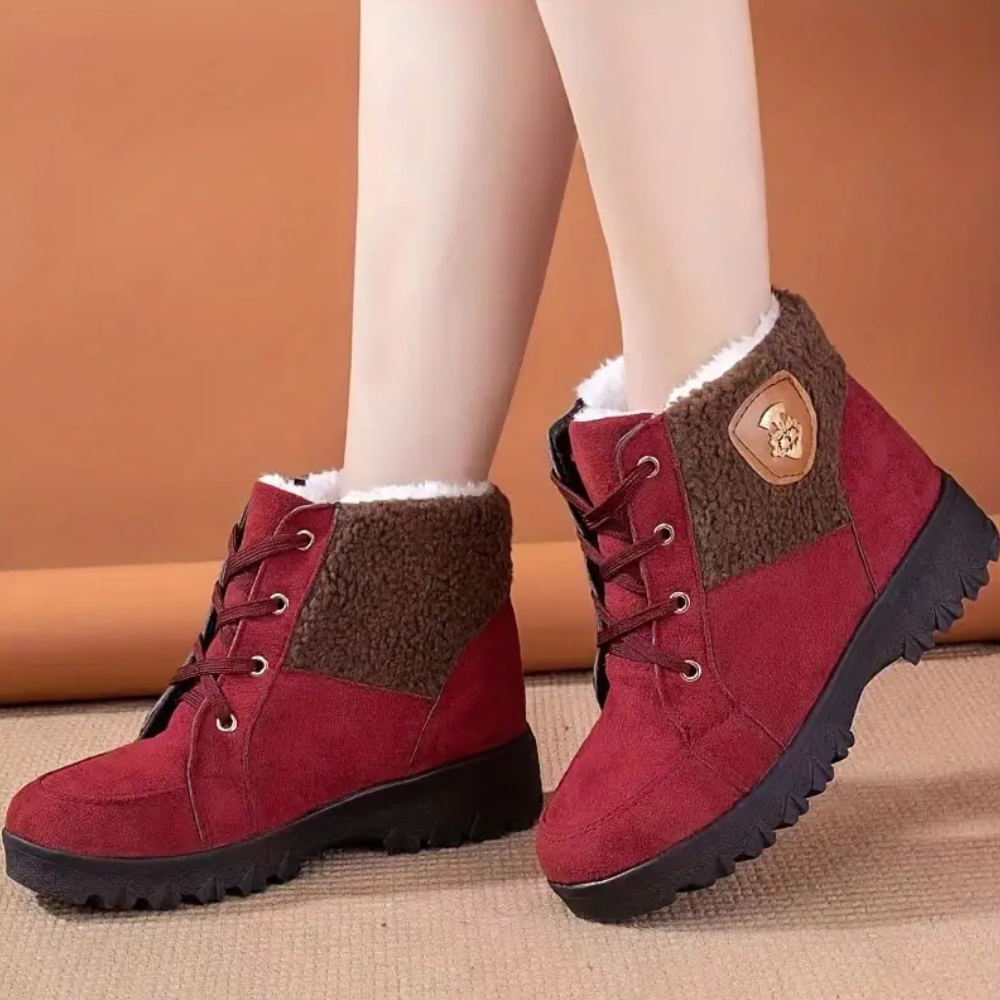 Dames Winterlaarzen Gevoerd Warm en Waterdicht Sienna - Mode Vibes