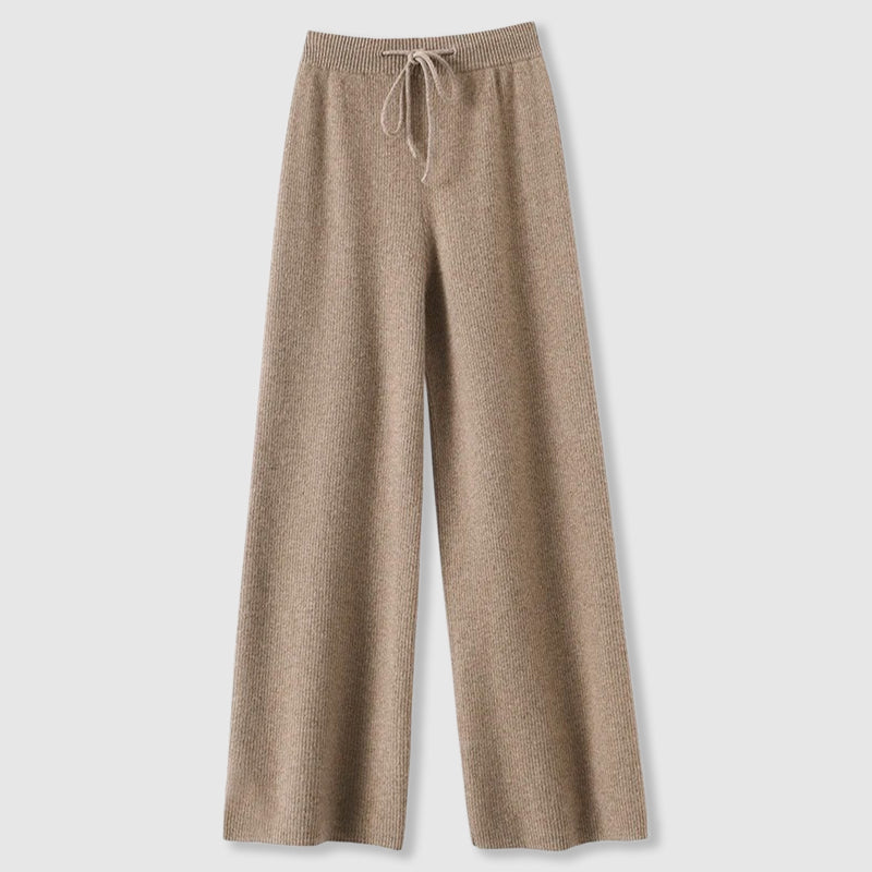 Ieva Broek – Dames Kasjmier Wijde Pantalon