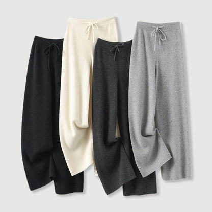 Ieva Broek – Dames Kasjmier Wijde Pantalon
