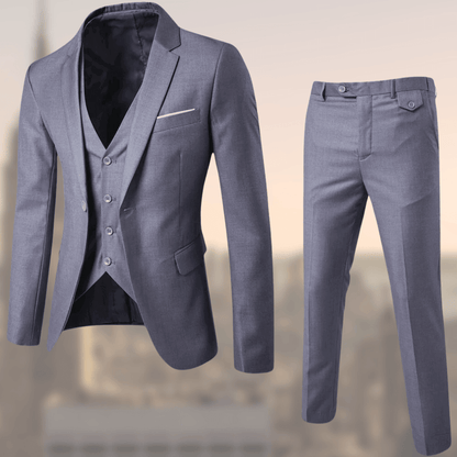 Heren Driedelig Pak Formal Business Stijl