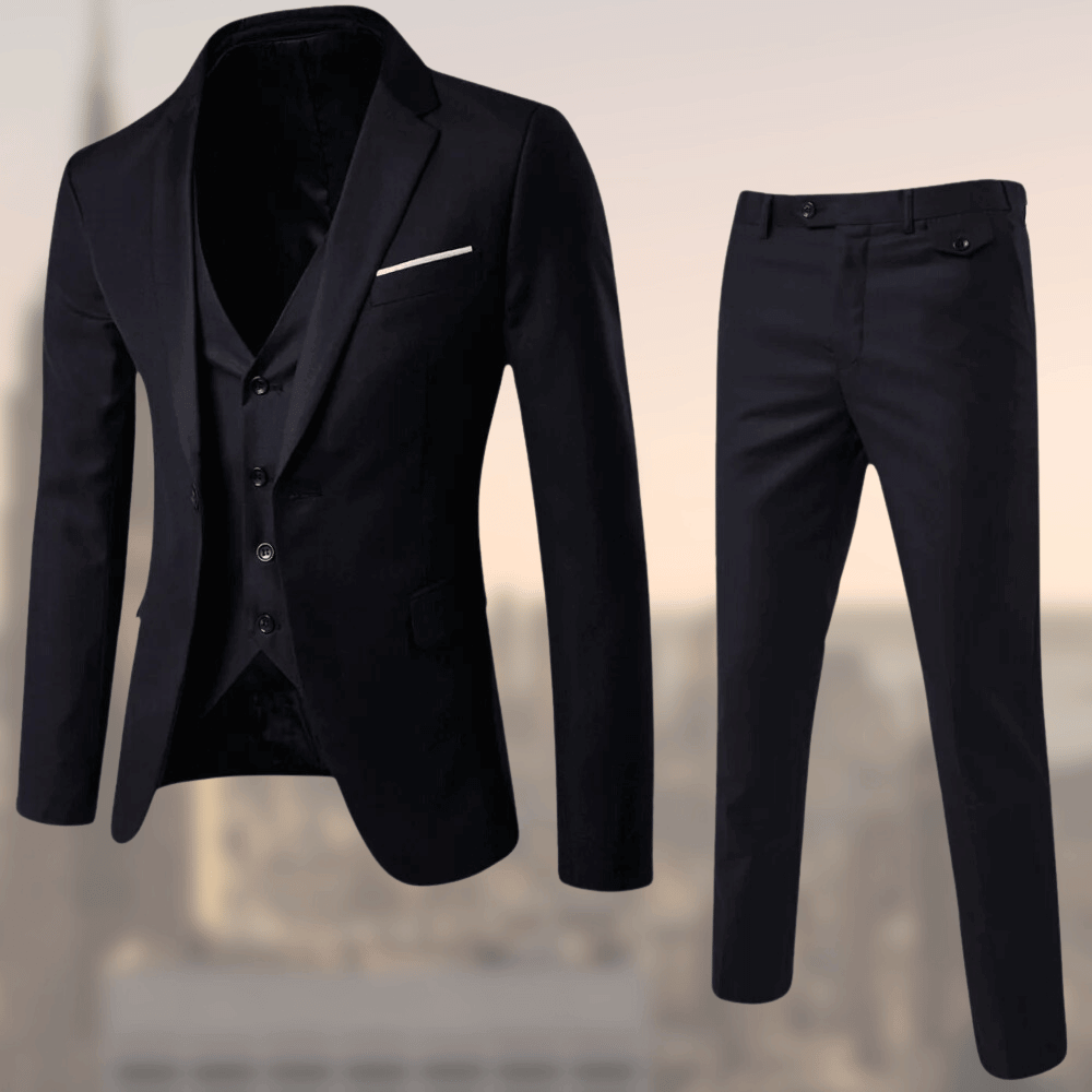 Heren Driedelig Pak Formal Business Stijl