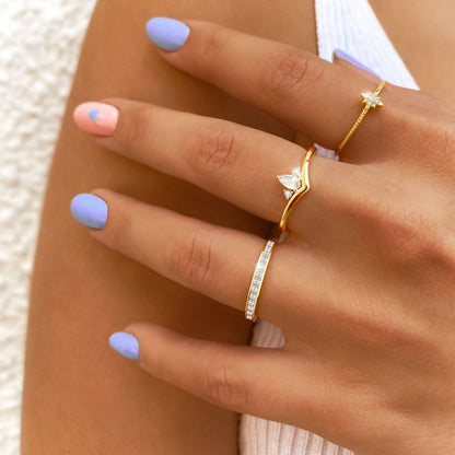 Zirkonia Ring Stijlvol Modern voor Dames