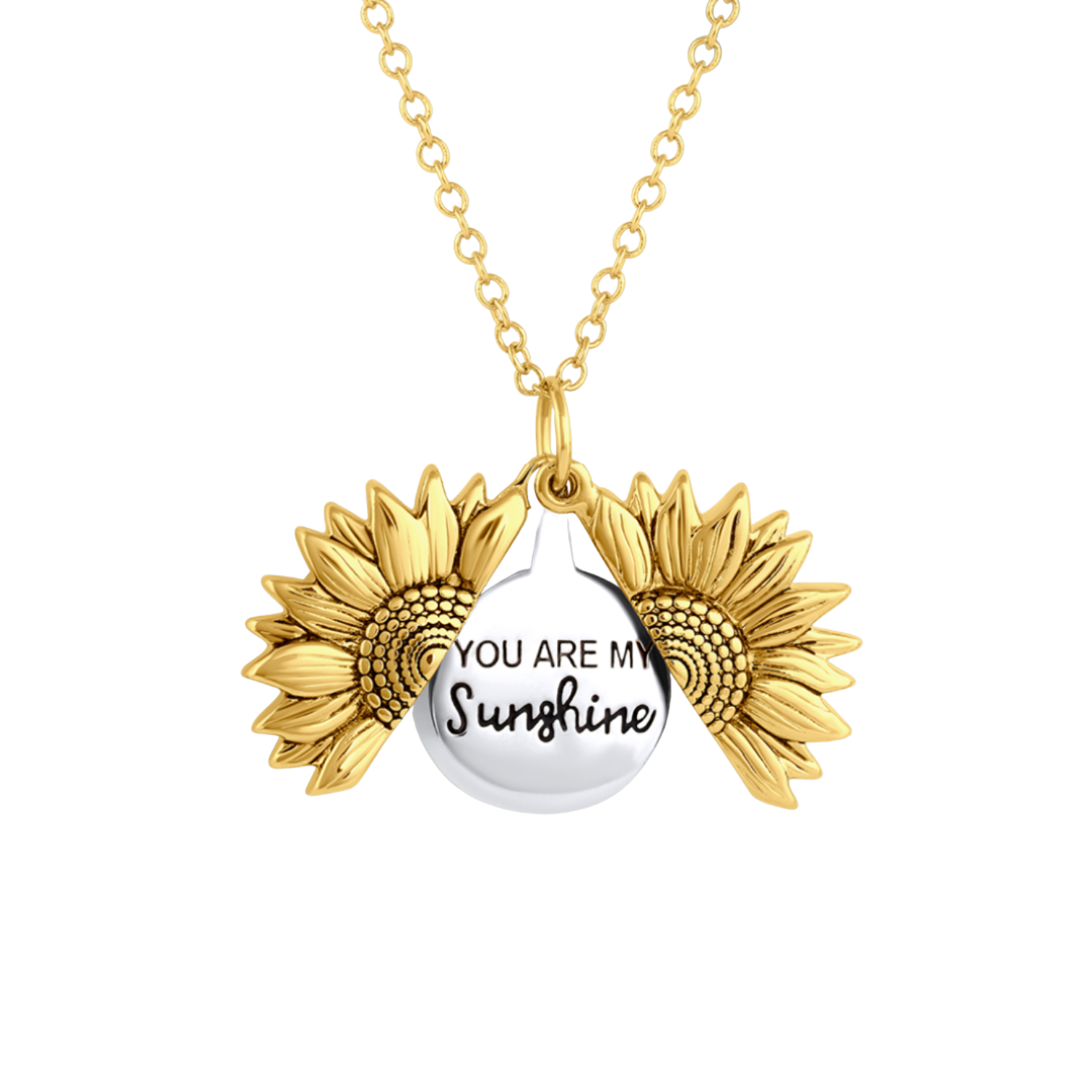 Damesketting Zon Motief Gouden Halsketting - Mode Vibes