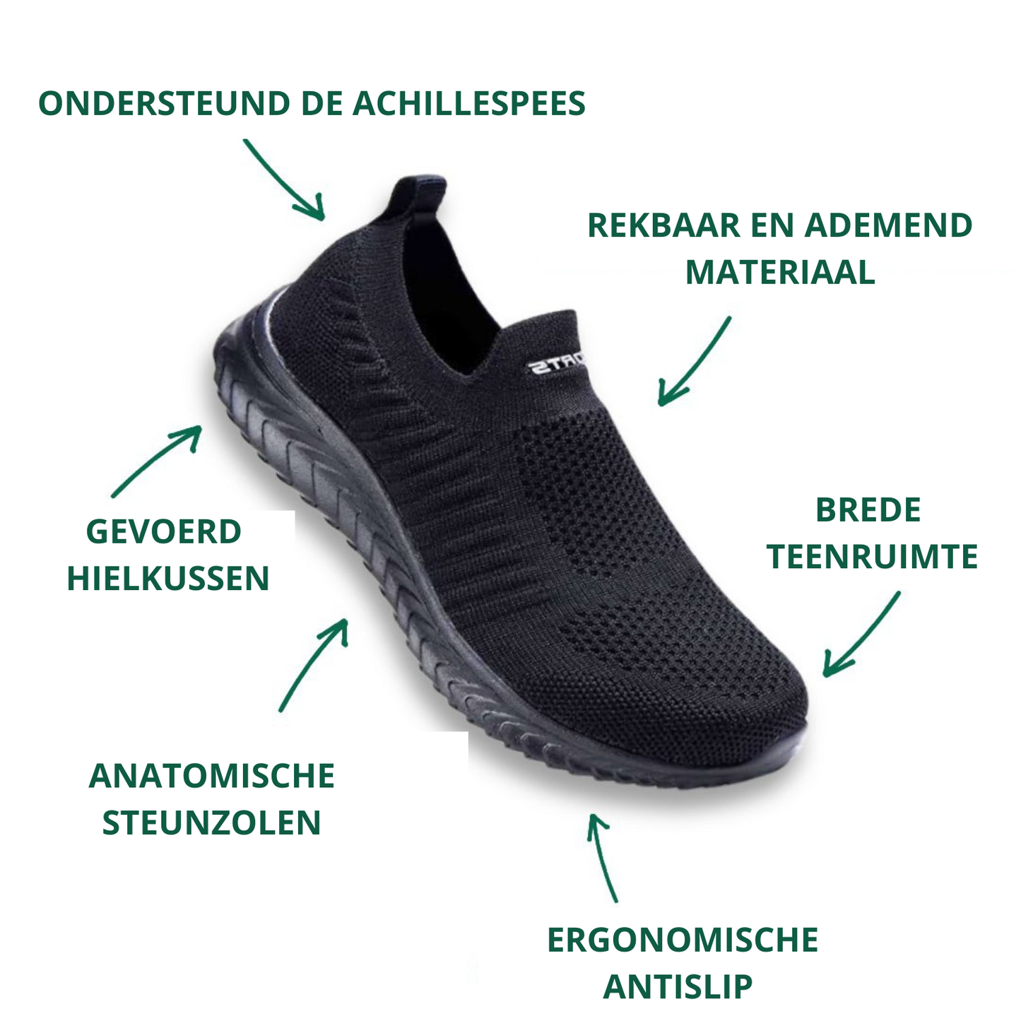 Comfortabele Orthopedische Slip-On Schoenen