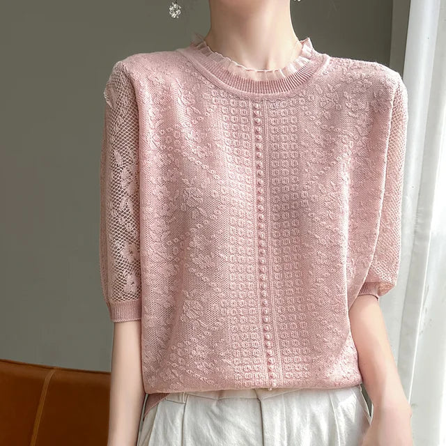 Chique Kanten Top Voor Dames