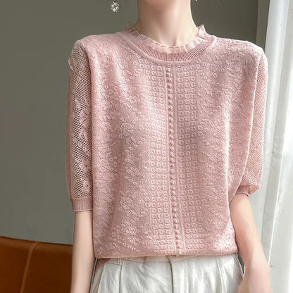 Chique Kanten Top Voor Dames