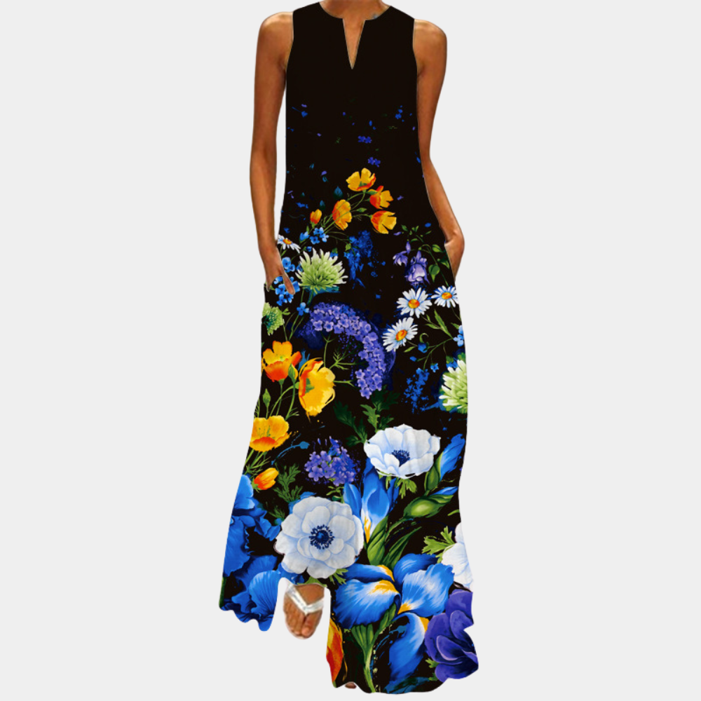 Damesjurk Zomerse Bloemenprint Jurk voor Vrouw - Mode Vibes