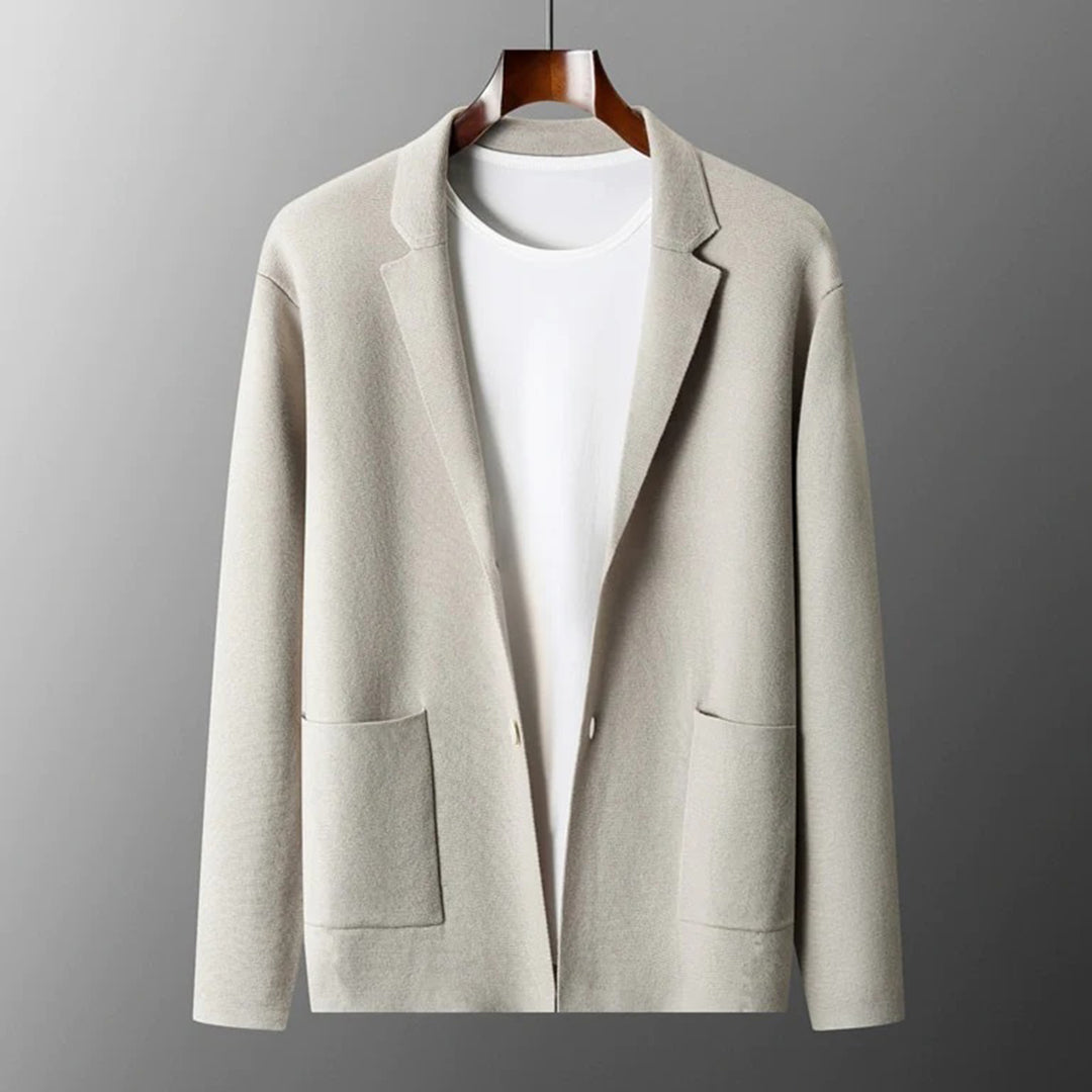 Donkergrijs Warm Vest voor Mannen