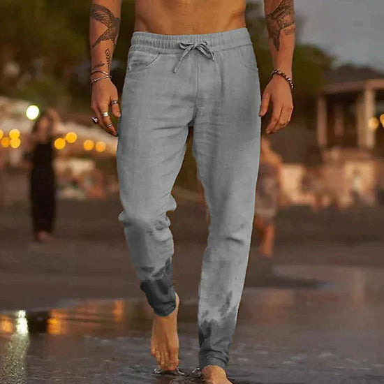 Linnen Broek voor Heren Casual Zomerkleding
