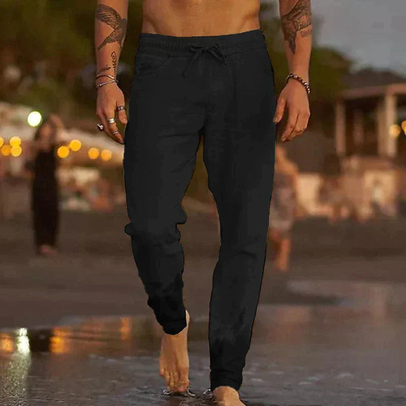 Linnen Broek voor Heren Casual Zomerkleding