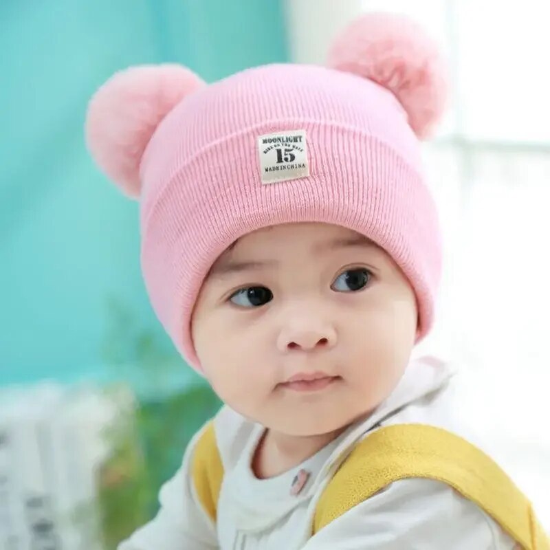 Kinder Muts Warm met Pompom Winter