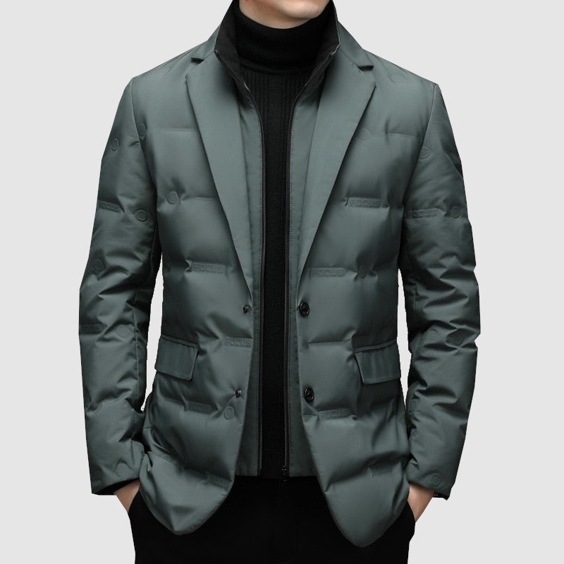 Premium Heren Parkajas – Elegant & Warm met Perfecte Pasvorm