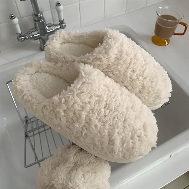 Pluche Pantoffels Teddy Warm en Zacht