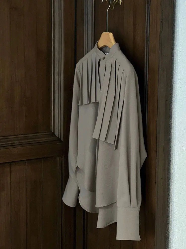 Japanse Vintage O-Hals Blouse voor Vrouwen