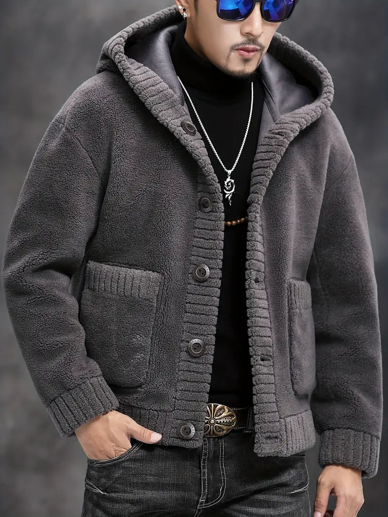 Heren Hoodie Gebreid Warm Comfortabel - Mode Vibes