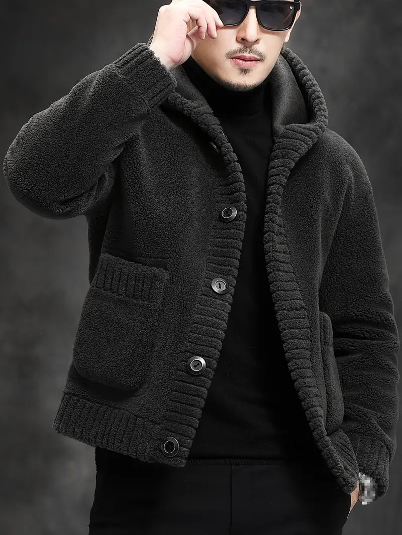 Jasper Heren Hoodie | Gebreid, Comfortabel en Warm 1