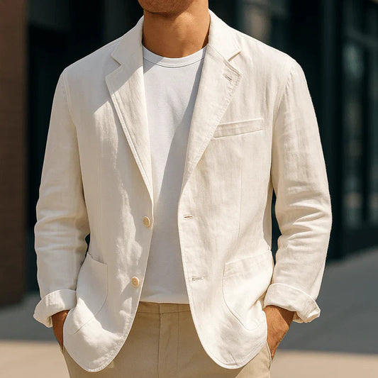 Jasper | Heren Blazer – Lichtgewicht, Elegant &amp; Getailleerd Colbert 0