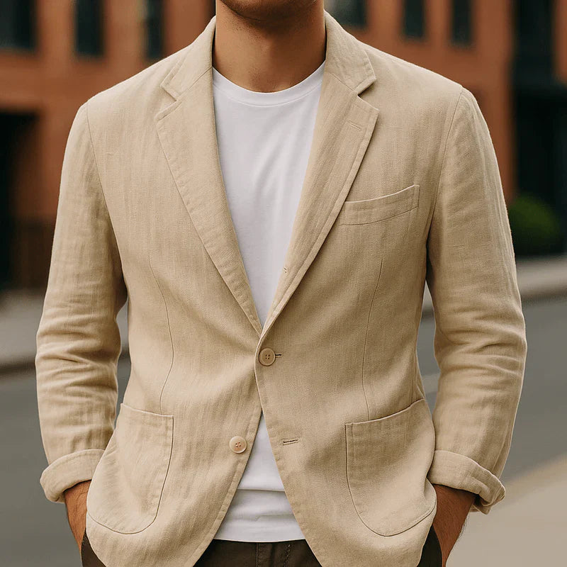 Jasper | Heren Blazer – Lichtgewicht, Elegant &amp; Getailleerd Colbert 5