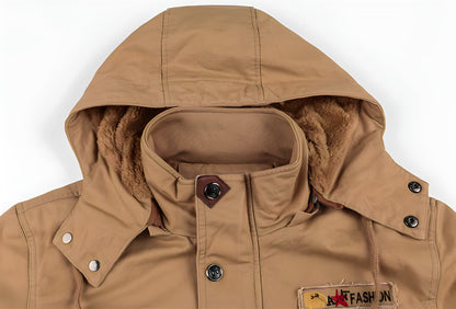 Jaxon | Giacca Invernale Uomo Calda con Cappuccio e Tasche Multiple 7