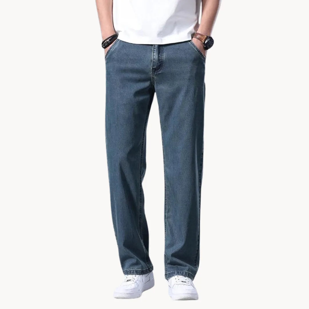 Jeans Rechte Pijp Regular Fit voor Mannen - Mode Vibes