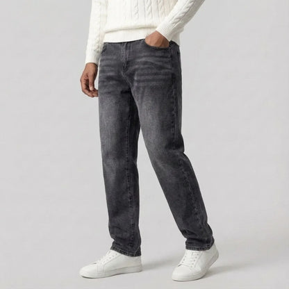 Jeans Regular Fit 5-Pockets Zwart Klassiek Design - Mode Vibes