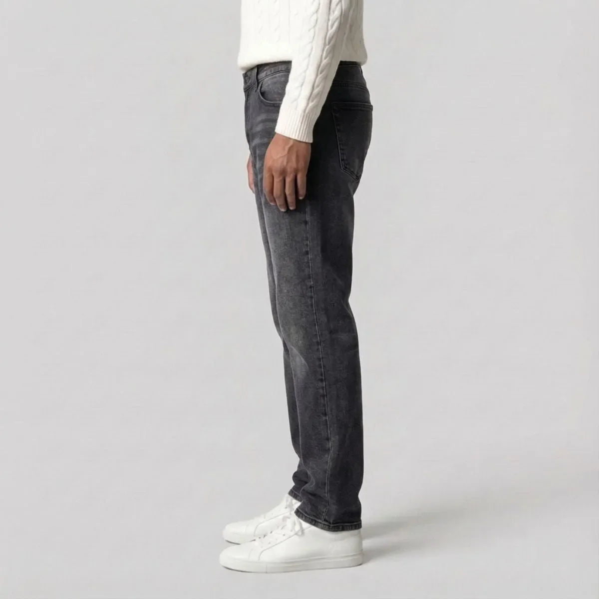 Jeans met regular fit en vijf-pocket stijl