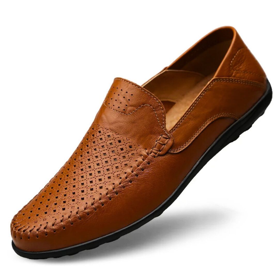 Jelle | Mocassini traspiranti in vera pelle 5