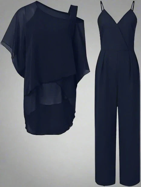 Jennifer | Elegante completo in chiffon