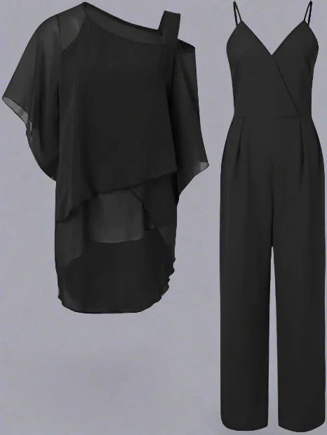 Jennifer | Elegante completo in chiffon