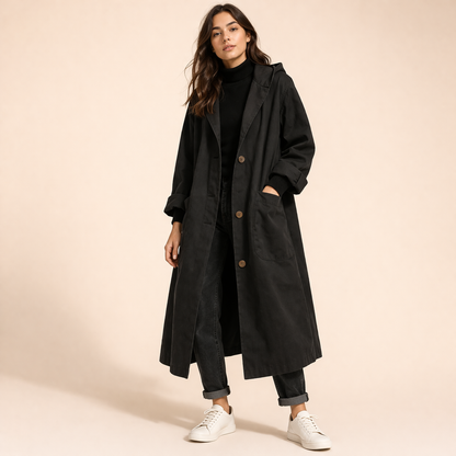 Jessica | Lichtgewicht en veelzijdige oversized trenchcoat 0