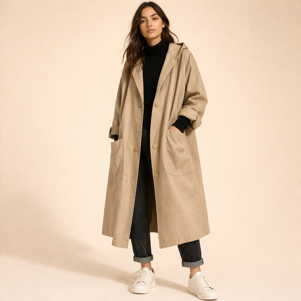 Jessica | Lichtgewicht en veelzijdige oversized trenchcoat 1