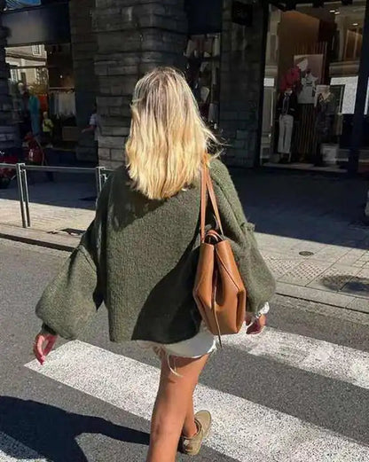 Jessica | Morbido maglione oversize lavorato a maglia